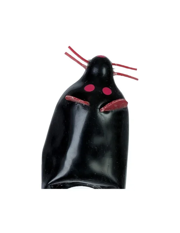 Condomerie – Preservativo Decorativo Pintado A Mano Ratón Negro Xl