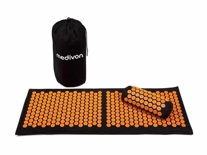 Conjunto Alfombra de Acupresión y Rodillo para la relación muscular con funda Medivon Mat Chronos