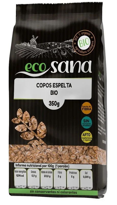 Copos de Espelta Bio · Ecosana · 350 gramos