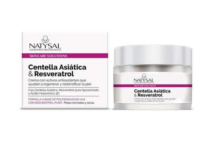 Crema Centella Asiática & Resveratrol – Natysal – 50 ml