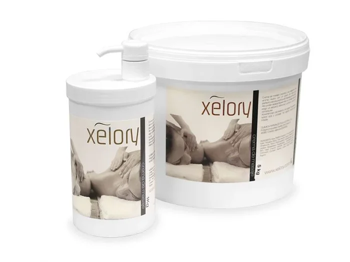Crema de masaje XELORY. Uso profesional.