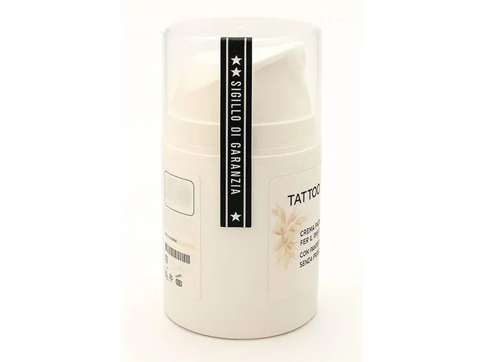 Crema rica y nutritiva post-tatuaje que promueve la rápida cicatrización de la piel tatuada 100 ml, 10 unidades