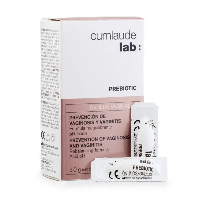 Cumlaude Lab Prebiotic Óvulos Vaginales, 10 Óvulos