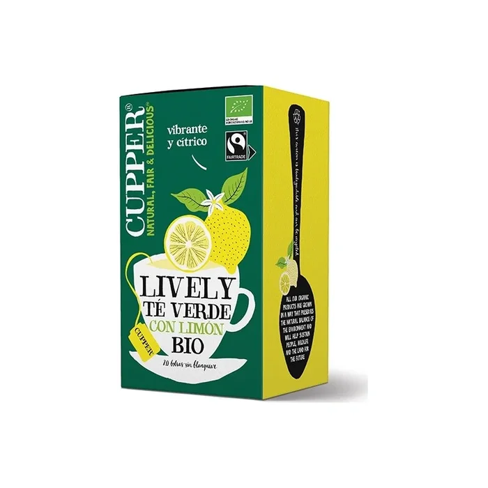 Cupper Te Verde Limon Inf Bio 20Uds