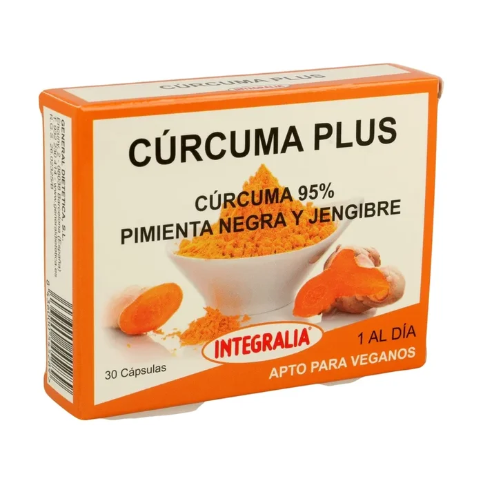 Cúrcuma Plus – Integralia – 30 cápsulas