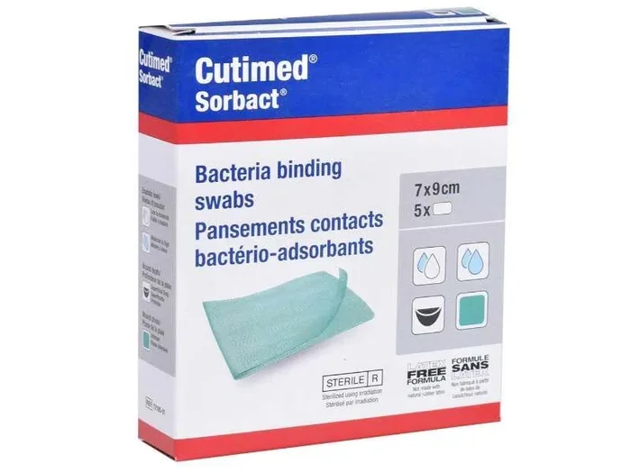Cutimed Sorbact gel 7,5×7,5cm 10u.