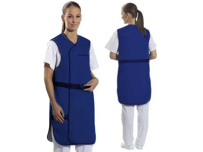 Delantal plomado modelo 638 estándar Azul 23 protección delantera y trasera