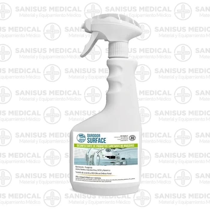 Desinfectante bactericida con pulverizador para superficies no invasivo Darodor Surface 750 ml.