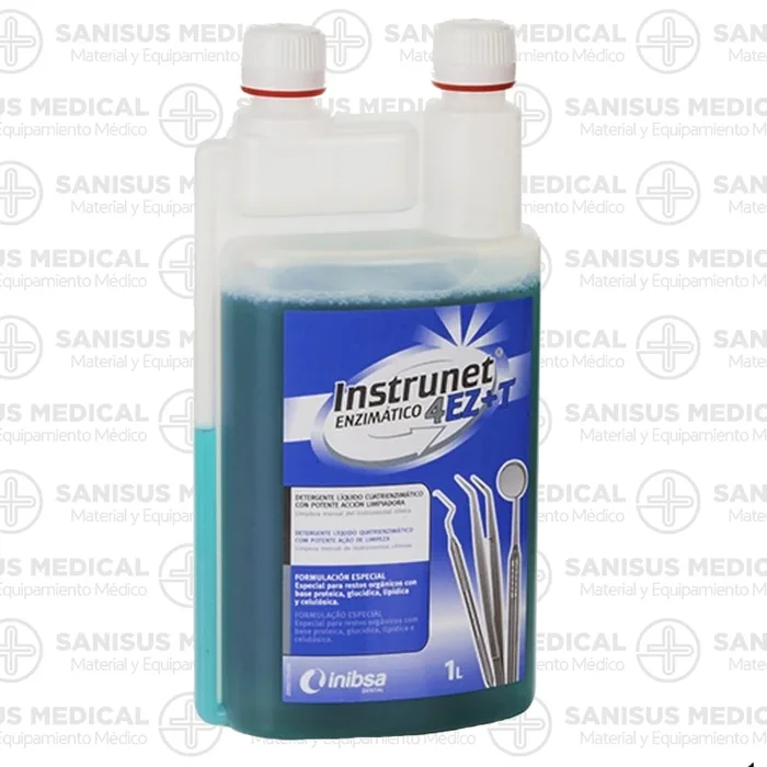 Detergente para instrumental dental y quirúrgico Instrunet enzimático 4EZ+T PLUS 1 Litro