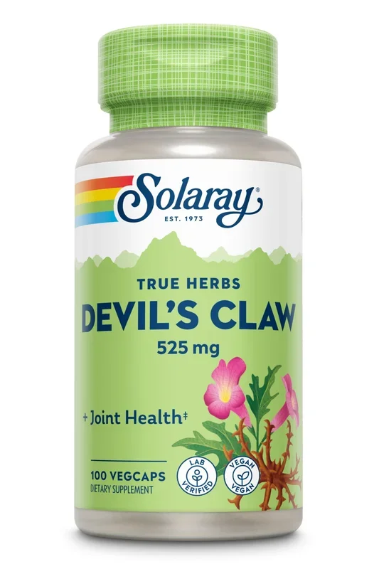 Devil´s Claw – Raíz de Harpagofito 525 mg – Solaray – 100 cápsulas