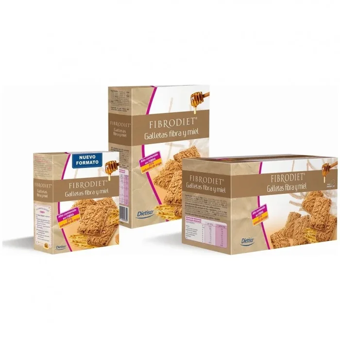 Dietisa Fibrodiet Galletas Fibra Miel 400G