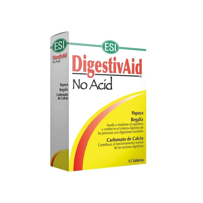 Digestivaid No Acid – ESI – 12 comprimidos