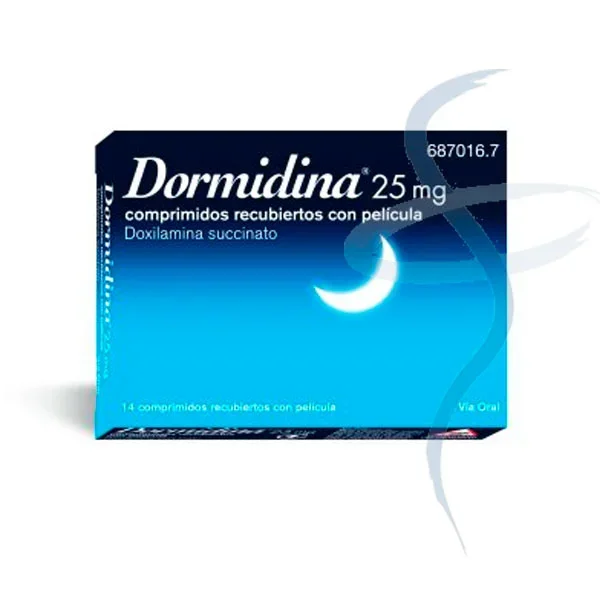 Dormidina 25 Mg 14 Tablets (doxylamine)