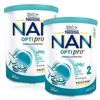 DUPLO NAN OPTIPRO 2 LECHE 800 G 2ª50%