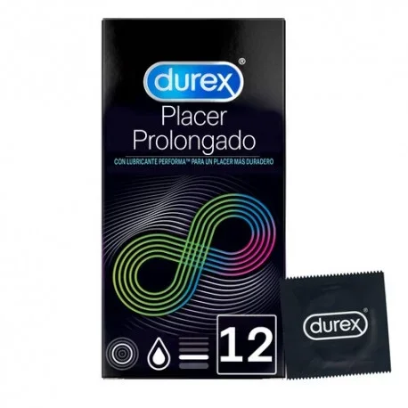 Durex Preservativos Placer Prolongado 12 unidades