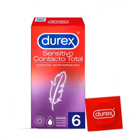 Durex Sensitivo Contacto Total 6 unidades