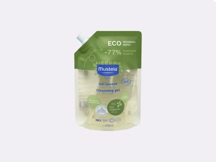 Eco-refill con Gel-champú certificado Bio