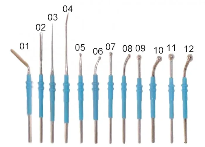 Electrodos para electrobisturíes modelo corto