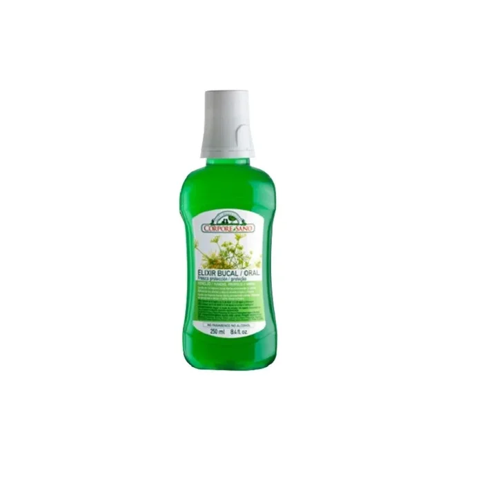 Elixir Bucal Mirra Própolis Corpore Sano, 250 ml.