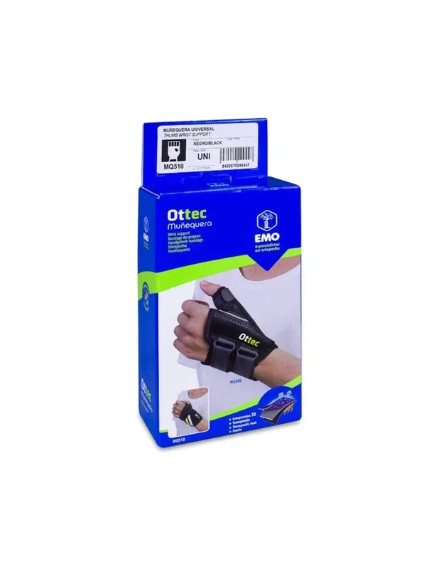 Emo Ottec Muñequera Envolvente Mq510, 1 Ud