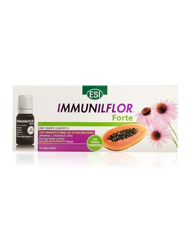 ESI Immunilflor Forte Papaya 12 Flaconcini Mini Drink