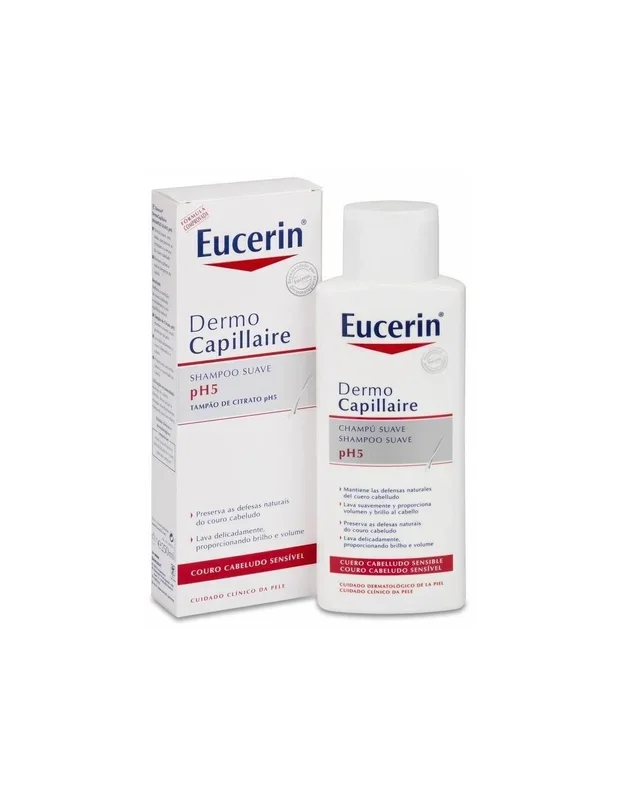 Eucerin Dermocapillaire Ph5 Champú Suave, 250 Ml