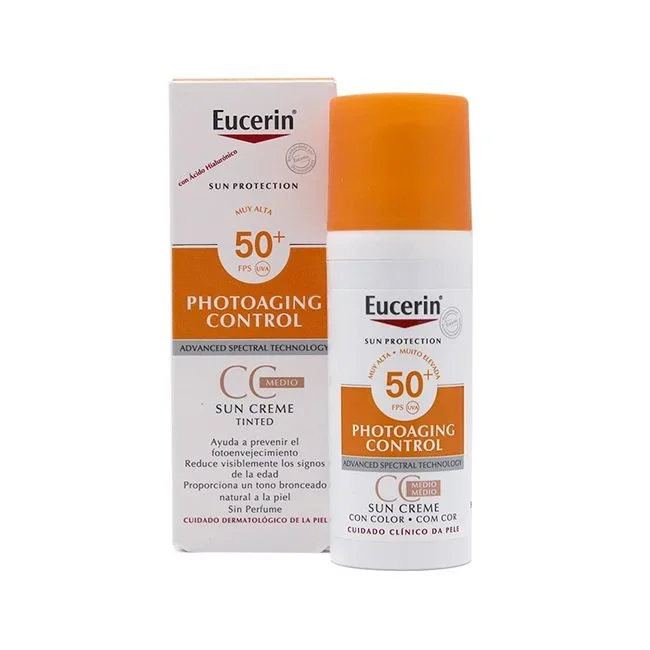 Eucerin Photoaging Control CC cream Protector Solar SPF50+ 50 ml
