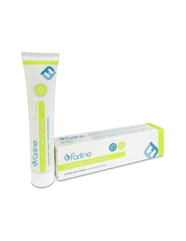 Farline Dentífrico Antiplaca Menta Y Aloe Vera, 125 Ml