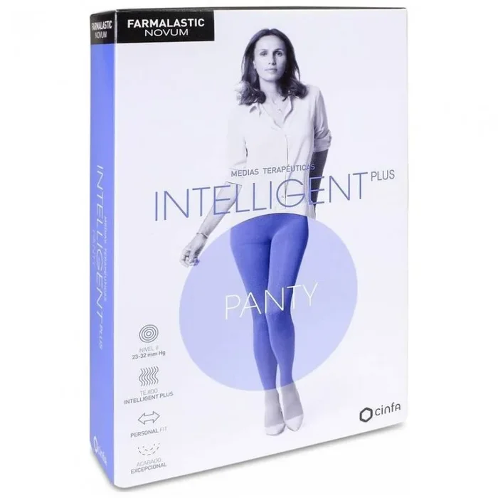 Farmalastic Novum Intelligent Panty Compresión Normal Marino Talla 1, 1 Ud