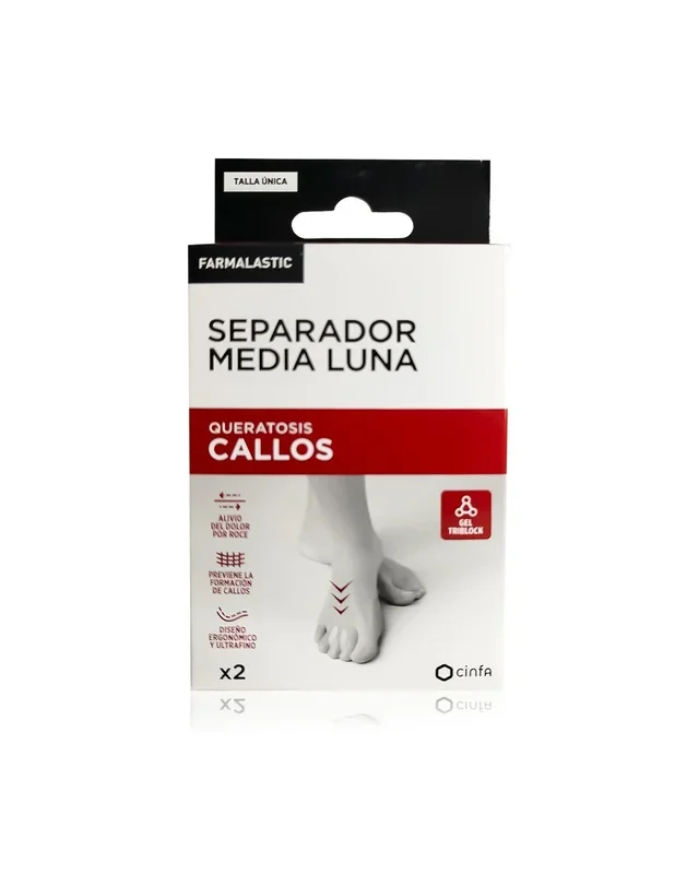 Farmalastic Separador Media Luna Callos Talla única x 2 Unidades