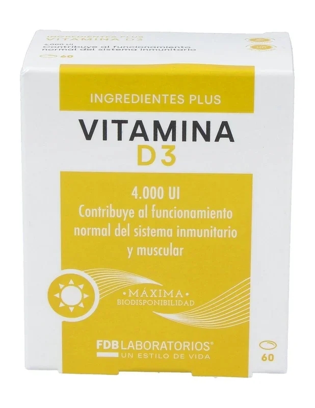 Fdb Vitamina D3 4000Ui 60 Perlas