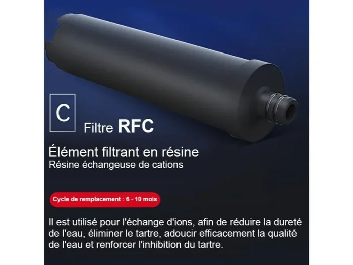 Filtro de Resina RFC para Sistemas de Filtración de Agua FU-H501 y FU-H502-UV