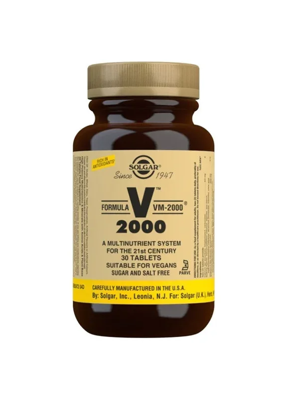 Formula VM-2000 – Solgar – 30 comprimidos