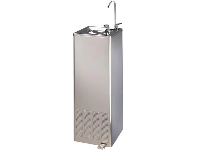 Fuente 25 L/h con desague y pedal de pie