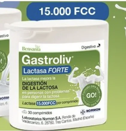 GASTROLIV LACTASA FORTE 30 COMPRIMIDOS