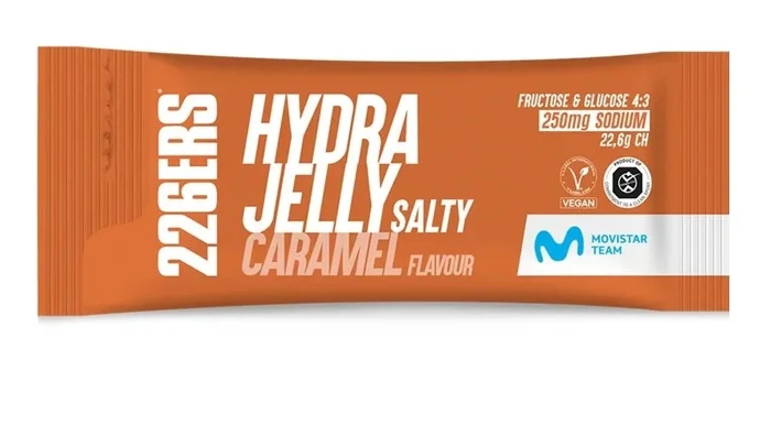 Gel Energético HydraJelly: Sabor Caramelo · 226ERS · 40 gramos