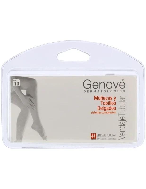 Genocure Vendaje Tubular Compresivo Muñecas Y Tobillos Delgados Ref.10, 1 Ud