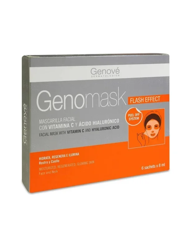 Genomask Mascarilla Facial Con Vitamina C, 6 X 8Ml