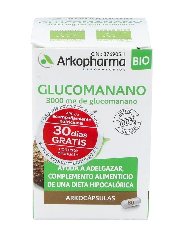 Glucomanano 80Arkocapsulas. Bio