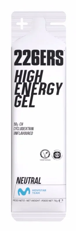 High Energy Gel: Sabor Neutro · 226ERS · 76 gramos