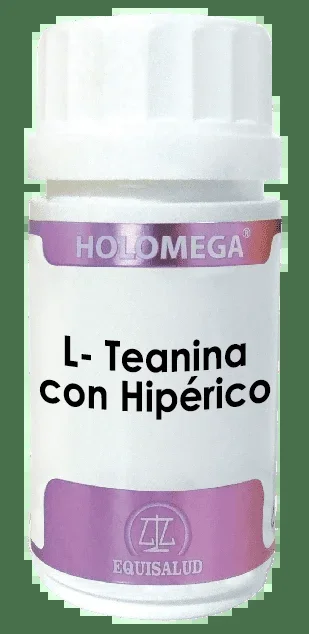 Holomega L-Teanina con Hiperico – Equisalud – 50 cápsulas