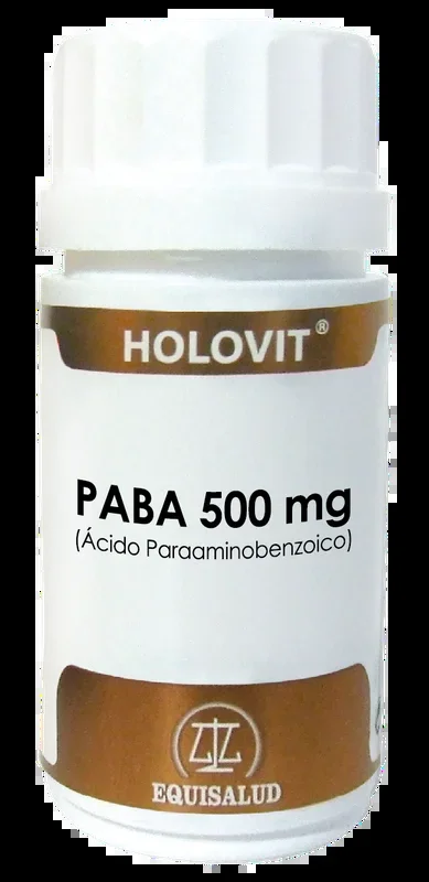 Holovit PABA 500 mg · Equisalud · 50 cápsulas