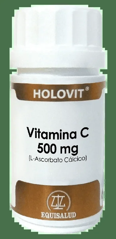 Holovit Vitamina C 500 mg – Equisalud – 50 cápsulas