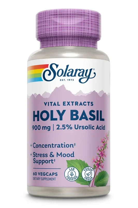 Holy Basil – Solaray – 60 cápsulas