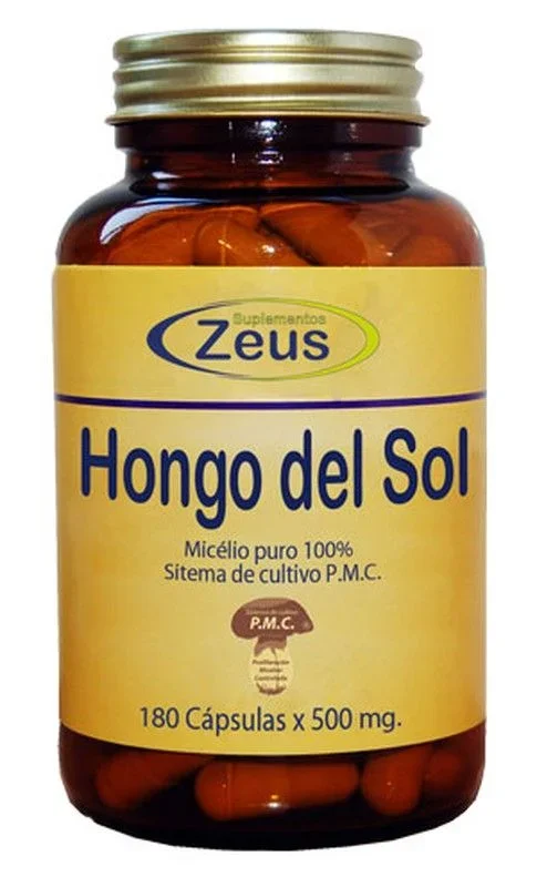 Hongo del Sol · Zeus · 180 cápsulas