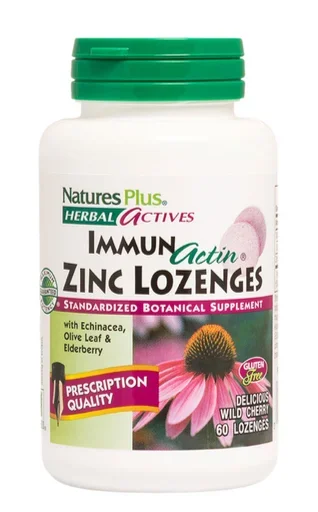 ImmunActin Zinc · Nature’s Plus · 60 comprimidos