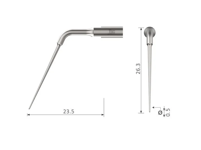Inserto endodóntico para remoção de instrumento compatible Satelec DTE NSK aço inox