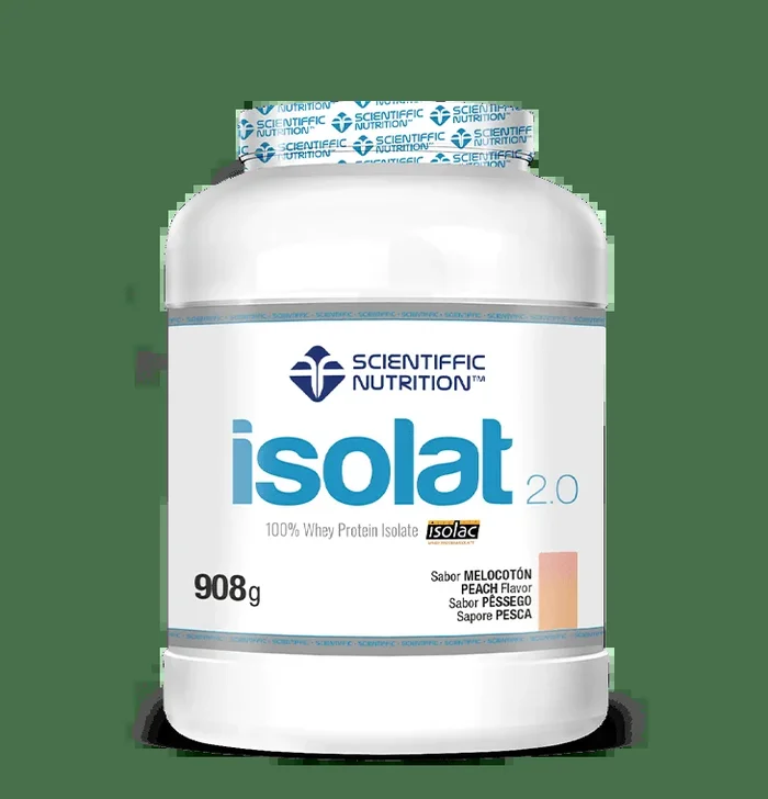 Isolat 2.0 Whey Protein: Sabor Melocotón · Scientiffic Nutrition · 908 gramos