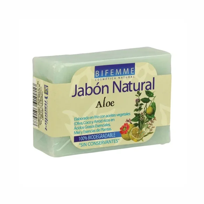 Jabón de Aloe Vera Bifemme, 100 gr.
