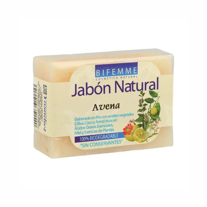 Jabón de Avena Bifemme, 100 gr.